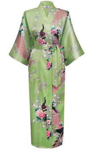 Silk Kimono Robe Bathrobe Women Satin Robe Silk Robe