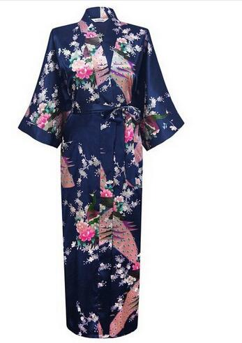 Silk Kimono Robe Bathrobe Women Satin Robe Silk Robe