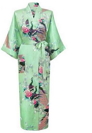 Silk Kimono Robe Bathrobe Women Satin Robe Silk Robe