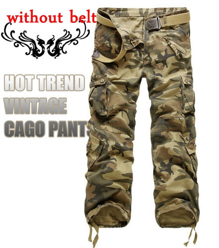 Man cargo pants camouflage  trousers military pants for man 7 colors