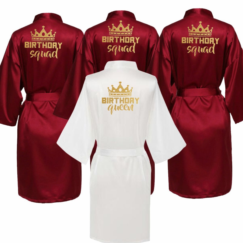 Birthday Party Queen&Squad Robes