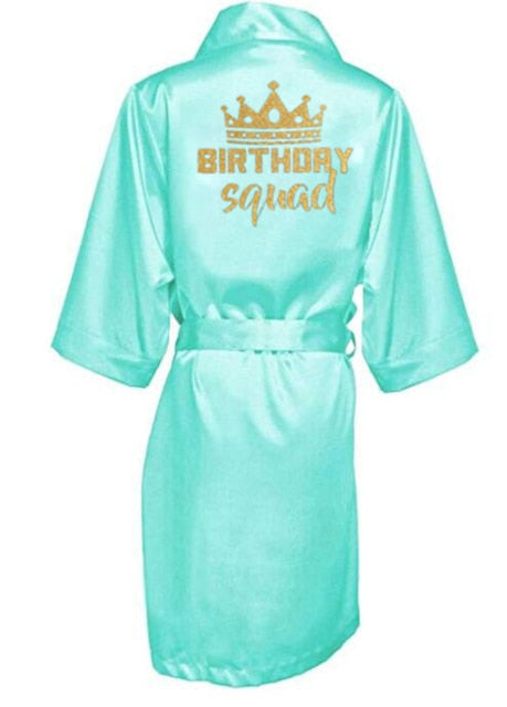 Birthday Party Queen&Squad Robes