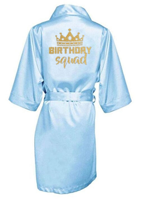 Birthday Party Queen&Squad Robes