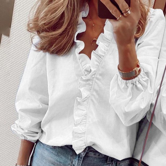 Elegant Boho Floral Print Slim Shirt