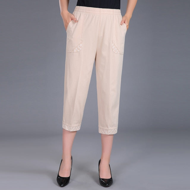 Capris Pants Female Summer