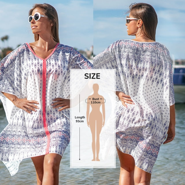 White Crochet Bikini Cover Up with Fringe Trim Women Hollow Tunic Beach Dress 2021 Summer Bathing Suit Beachwear