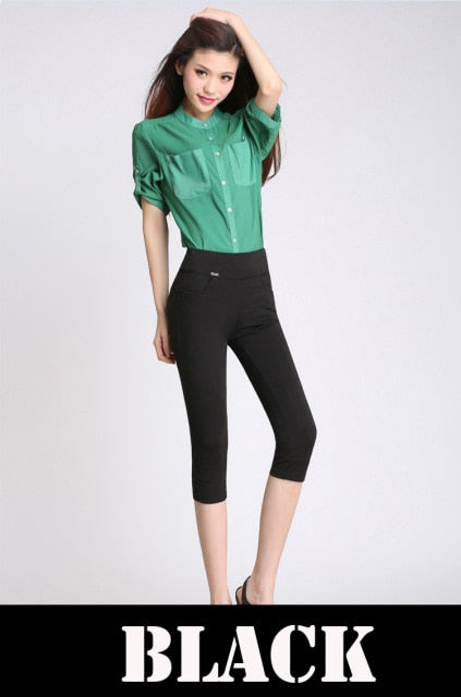 High quality pencil pants capris