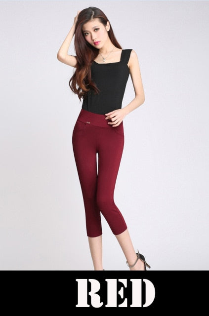 High quality pencil pants capris