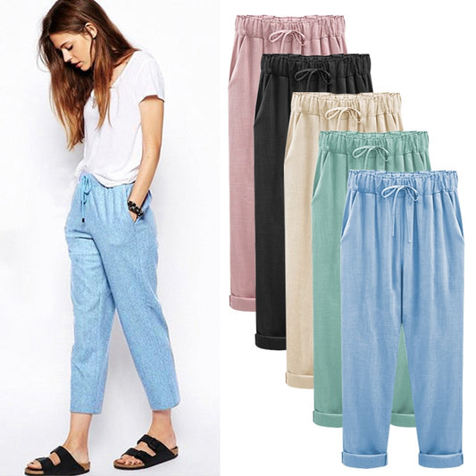 Cotton Linen Pants