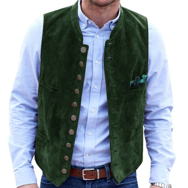 Casual Steampunk Style Waistcoat