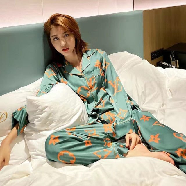 Ice Silk Pajamas for Women