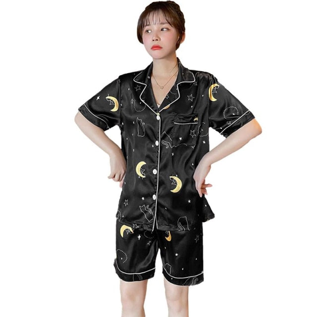 Ice Silk Pajamas for Women